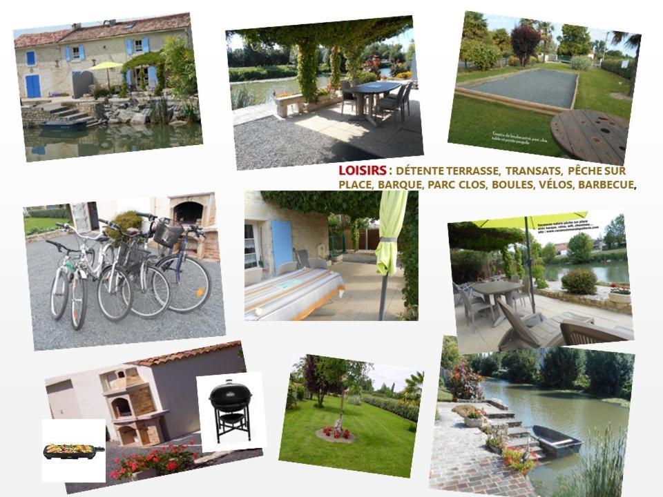 MARAIS POITEVIN pêche ,barque, vélos, wifi, linge, cheminée, cuisine La Taillee Esterno foto